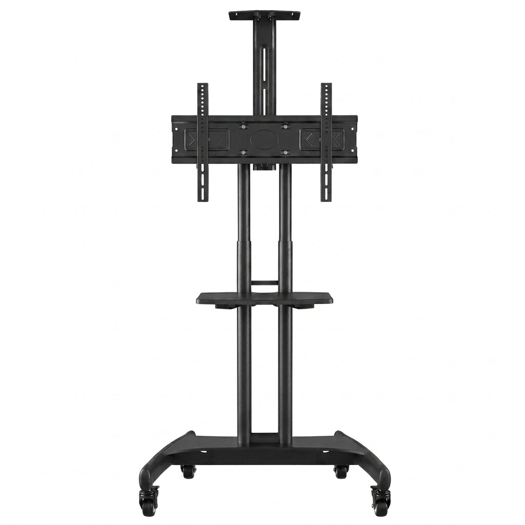 Soporte de Pedestal para TV de 32" a 75" con repisa y ruedas