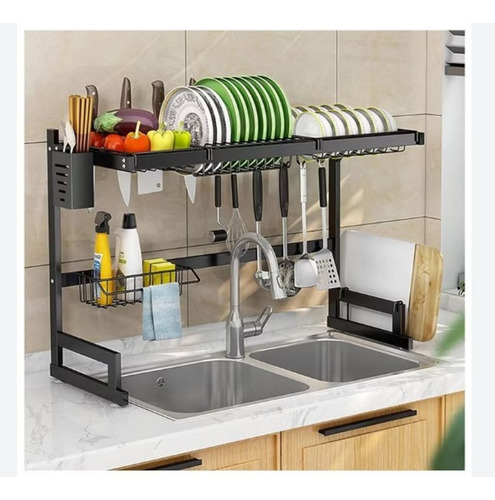 Escurridor Metálico 2 Niveles para Fregadero - Image 4