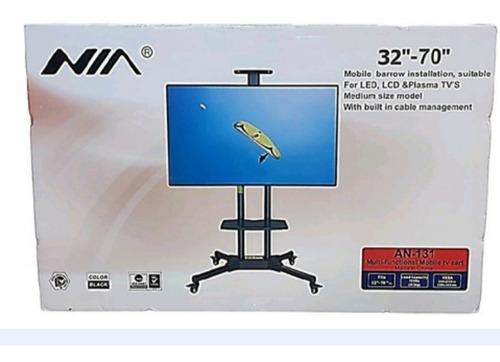 Soporte de Pedestal para TV de 32" a 70" con ruedas - Image 4