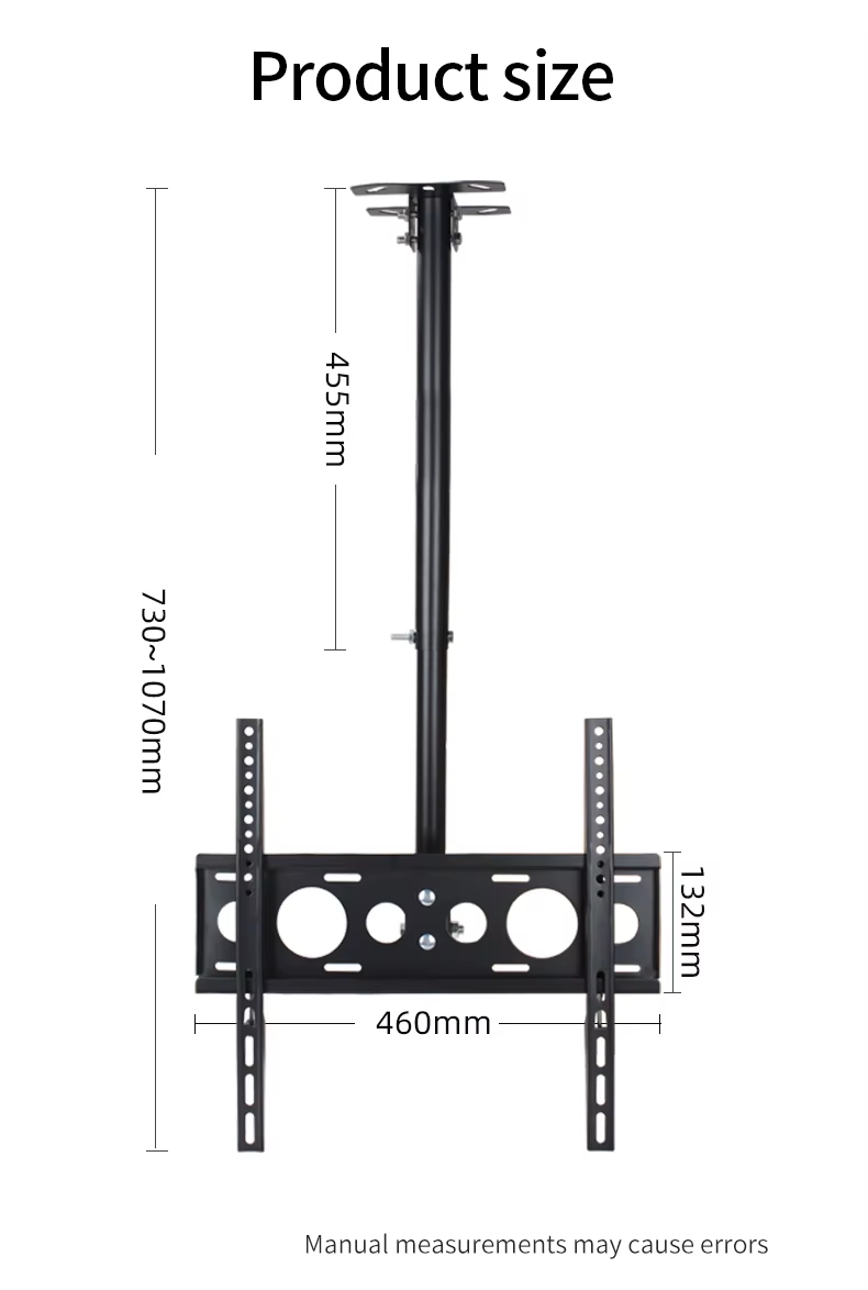 Soporte de Techo con Giro 360° para TV de 32" a 65" - Image 3