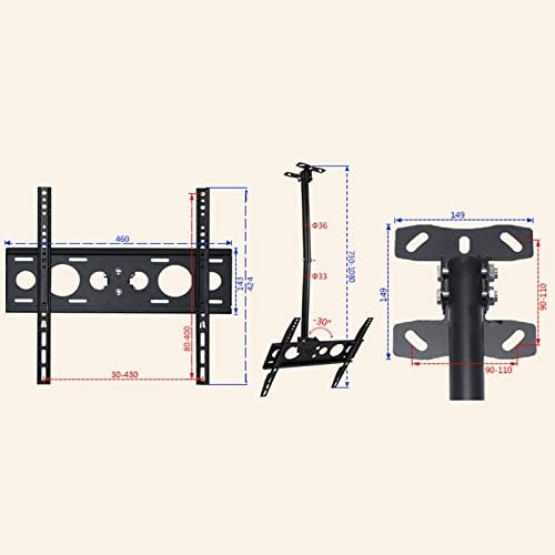 Soporte de Techo con Giro 360° para TV de 32" a 65" - Image 2