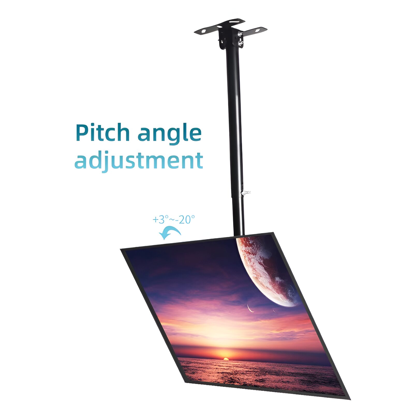 Soporte de Techo con Giro 360° para TV de 32" a 65" - Image 7