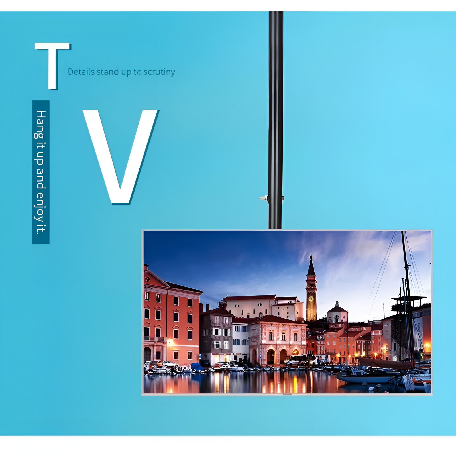 Soporte de Techo con Giro 360° para TV de 32" a 65" - Image 8