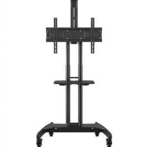 Soporte de Pedestal para TV de 32" a 75" con repisa y ruedas