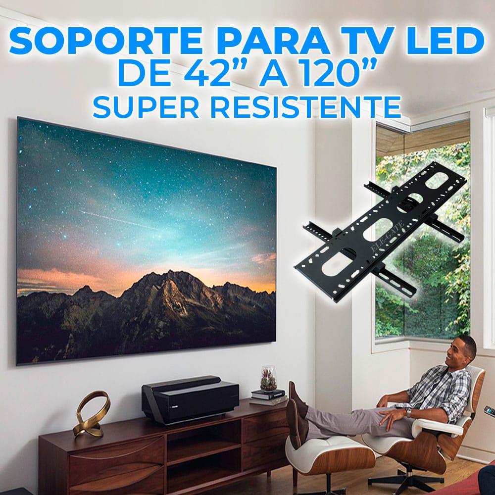 Soporte TV 60" a 110" Fijo Inclinable de Alta Resistencia para Pantallas Grandes - Image 5
