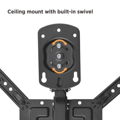 Soporte de Techo para TV de 32" a 55" Ajustable en Altura, Giratorio e Inclinable - Image 4