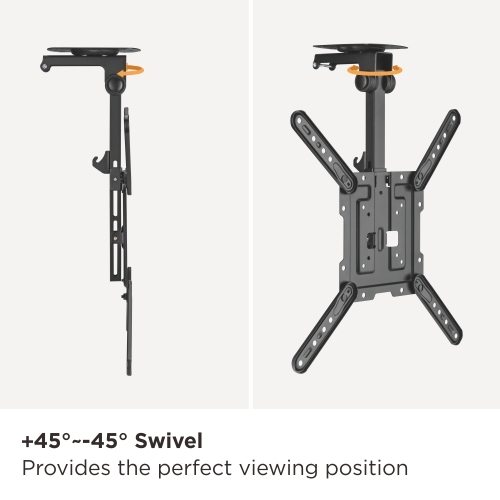 Soporte de Techo para TV de 32" a 55" Ajustable en Altura, Giratorio e Inclinable - Image 6