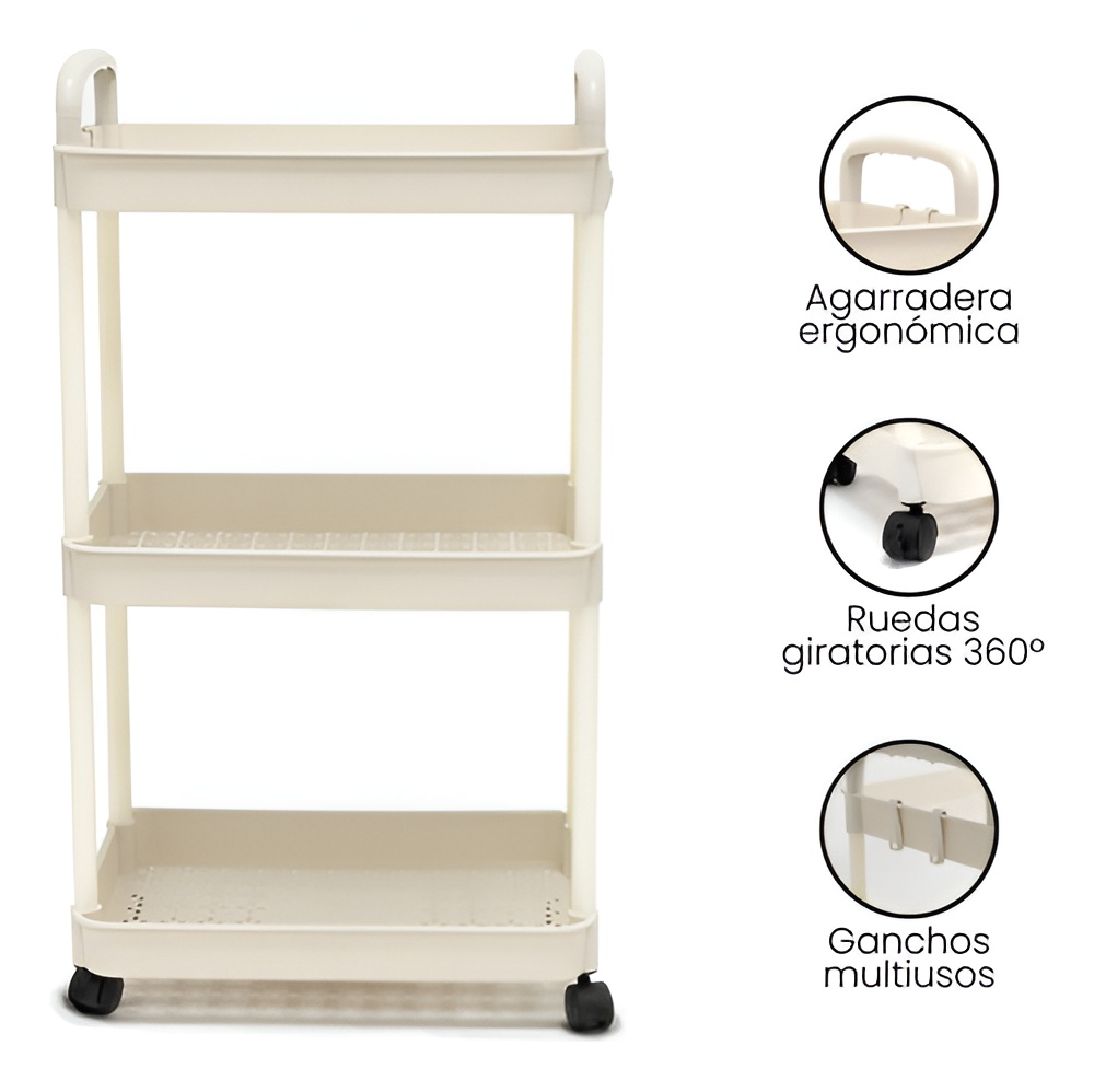 Organizador Carrito 3 Niveles