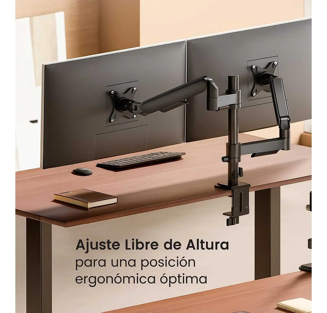 Soporte Doble Monitor de 17” a 32” Flexi Pole - Image 8